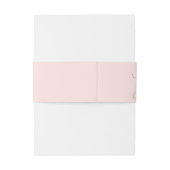 赤面と金ゴールドラヴ結婚ィーズ 招待状ベリーバンド (裏面例)