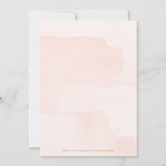 赤面と金ゴールド60歳の誕生日の招待状 招待状 (裏面)