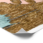 赤面と金ゴールドI ポスター (角)