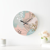 赤面と金ゴールドI ラージ壁時計 (ホーム)