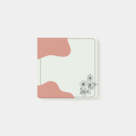 赤面と開花フローラ ポストイット