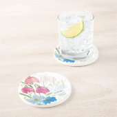赤面と青春水彩の花 コースター (側面)