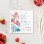 赤面と青春水彩の花 スタンダードカクテルナプキン (インサイチュ)