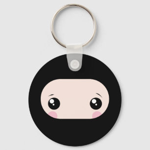 赤面のかわいいの忍者 キーホルダー