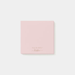 赤面のデスクから名前をカスタムする ポストイット