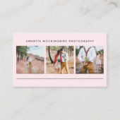 赤面のピンク3の写真|の最小主義の写真撮影 名刺 (正面)