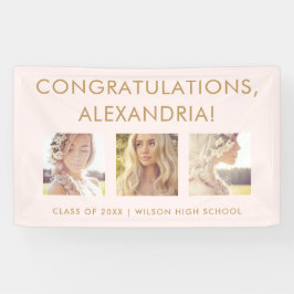 赤面のピンク|のお祝いの大学院の写真 横断幕