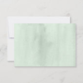 赤面の夏花の結婚RSVP w/Meal 出欠カード (裏面)