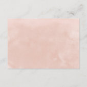 赤面の完成度：水彩フローラ結婚の エンクロージャーカード (裏面)