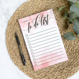 赤面の水彩洗浄 – 書To Doリスト ポストイット