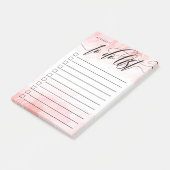 赤面の水彩洗浄 – 書To Doリスト ポストイット (アングル)