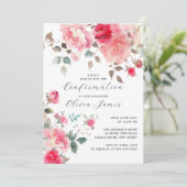 赤面の花の確認 招待状 (スタンド正面)