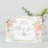 赤面の花は私の名誉心 招待状 (スタンド正面)