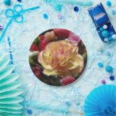 赤面の花びら ペーパープレート (パーティー)