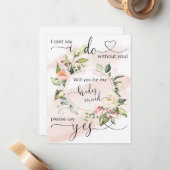 赤面の花嫁の提案カード ノートカード (正面/裏面インサイチュ)