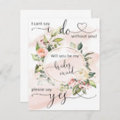 赤面の花嫁の提案カード ノートカード (正面/裏面)