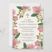 赤面の花束の洗礼 招待状 (正面)