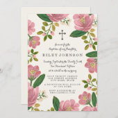 赤面の花束の洗礼 招待状 (正面/裏面)