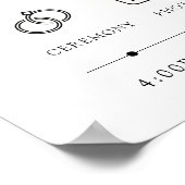 赤面の花、ピンクの花結婚、のタイムライン ポスター (角)