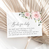 赤面の花,ピンクの花,ぼほ,ベビー用の本 エンクロージャーカード