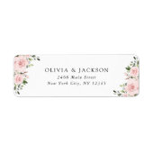 赤面の花，ピンクの花，緑結婚, s ラベル (正面)