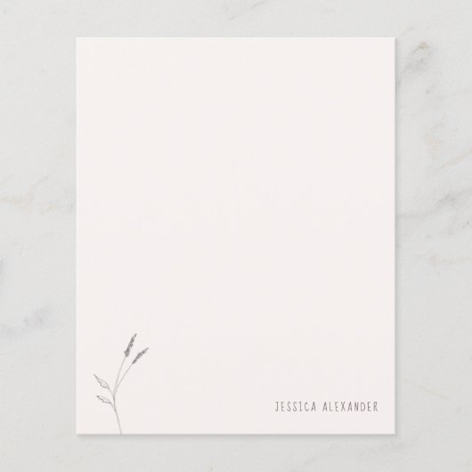 赤面の葉名前をカスタムするパーソナライズされた文具 (正面)