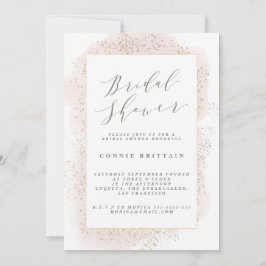 赤面のTOUCHのブライダルシャワー 招待状