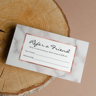 赤面はピンクのバラの金ゴールドの白い大理石パターンにある調子を与え 紹介カード