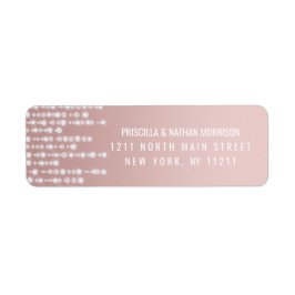 赤面ぶら下がったピンクのダイヤ結婚モンド ラベル