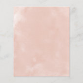 赤面ほこりっぽいバラ金ゴールドドレスバジェットブライダルシャワー (裏面)