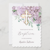 赤面アジサイ・バプテスマ 招待状 (正面)