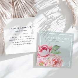 赤面アンドセージアンティークピオニースクエア スクエア名刺