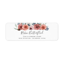 赤面アンドブルーブリスピーフローラ差出人住所 ラベル