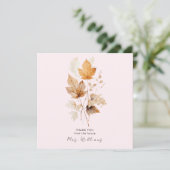 赤面ウィスパー秋ブライダルシャワー感謝していII 招待状 (スタンド正面)