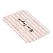 赤面ウォーターストライプカラー金ゴールドスターシャイン マグネット (右側)