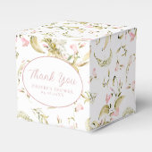 赤面ウオータカラーフローラブライダルシャワースクエア フェイバーボックス (正面サイド)