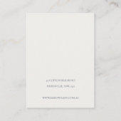 赤面ウオータカラー紙吹雪イヤリングネックレス 名刺 (裏面)