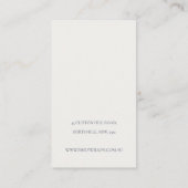 赤面ウオータカラー紙吹雪スタッドイヤリングディスプレイ 名刺 (裏面)