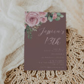 赤面エレガンス13thバースデーパーティー 招待状