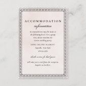 赤面エレガントウォーターカラーレース宿泊施設 エンクロージャーカード (正面)