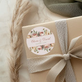 赤面エレガントダスティバラ牡丹 ラウンドシール