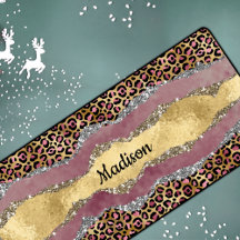 赤面エレガントバラアニマルプリント輝性モノグラム