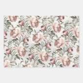 赤面エレガントバラランヌカルスつる植物フローラ ラッピングペーパーシート (正面)