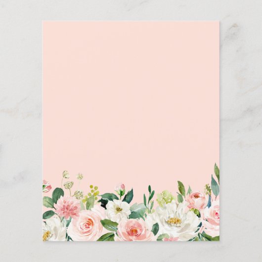 赤面エレガントピンクのフローラが新婚を願う (裏面)