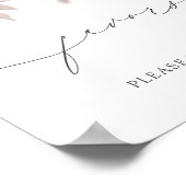 赤面エレガントピンクほこりっぽいバラが楽しめる ポスター (角)