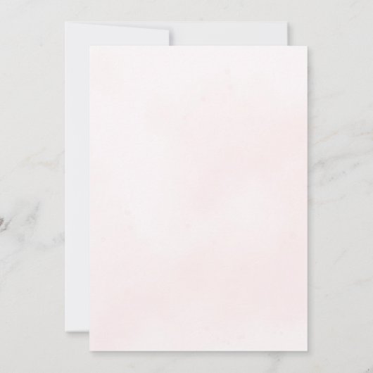 赤面エレガントピンクアーチ2025写真卒業 案内状 (裏面)