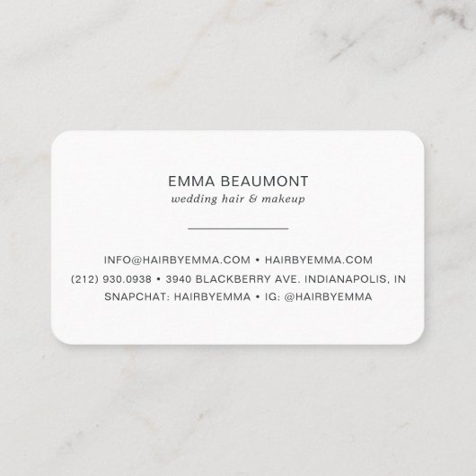 赤面エレガントピンクグレーウォーター色フローラ開花 名刺 (裏面)