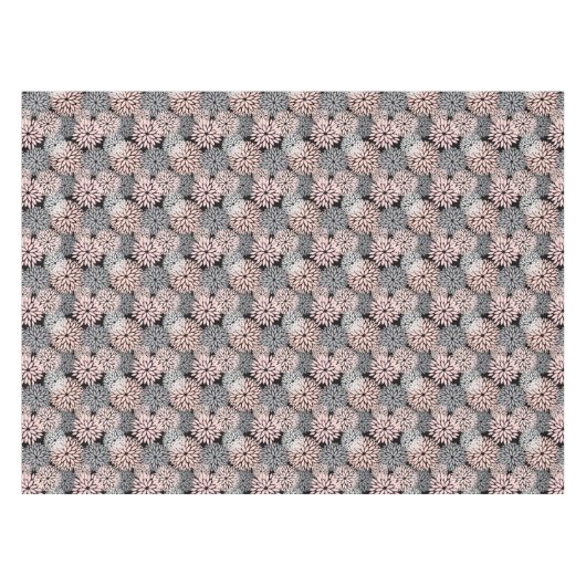 赤面エレガントピンクグレーダリアフローラ テーブルクロス (正面(横))