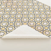 赤面エレガントピンクジオメトリックシェルパブランケット シェルパブランケット (3/4)