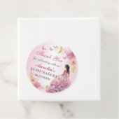 赤面エレガントピンクフローラキンセアニラ誕生日 フェイバータグ (インサイチュ)